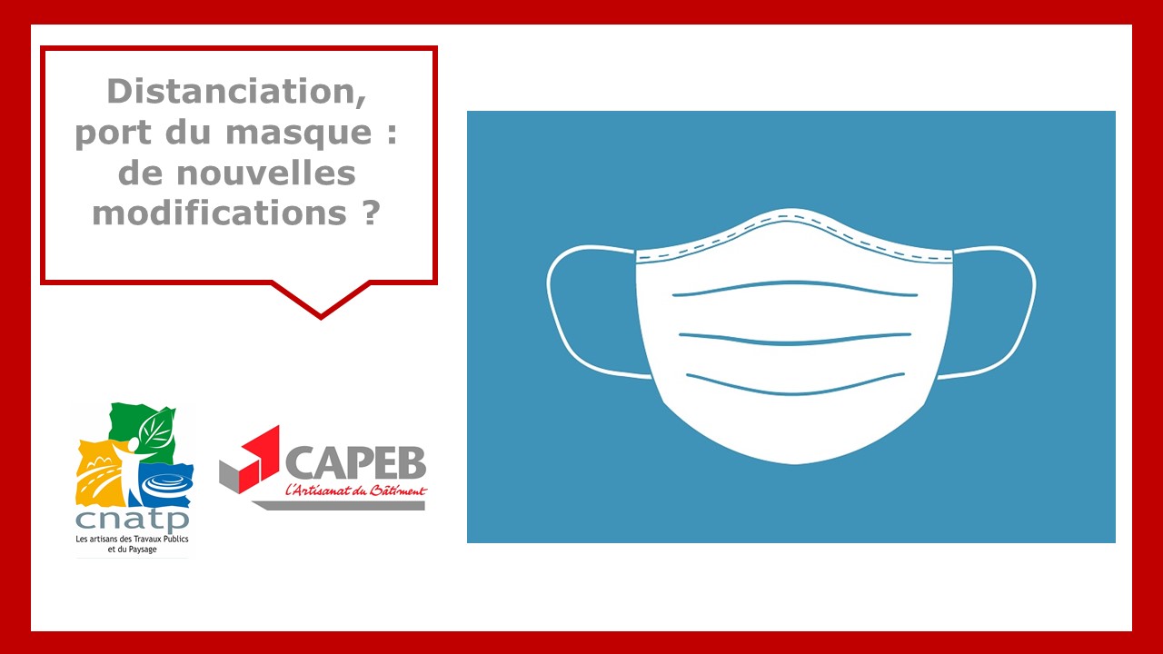 Distanciation Port Du Masque De Nouvelles Modifications ・ Capeb 4945